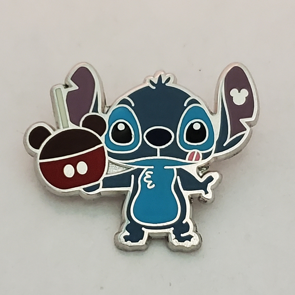 Disney Pin Trading Shanghai Stitch with Mickey Apple Collection Pin SDR